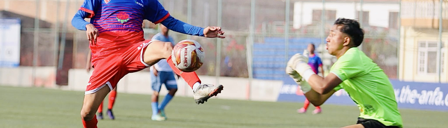 kathmandu kickers out of c division qualifiers