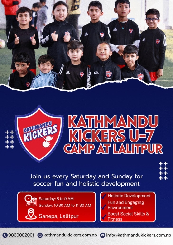 kathmandu kickers u7 camp in lalitpur